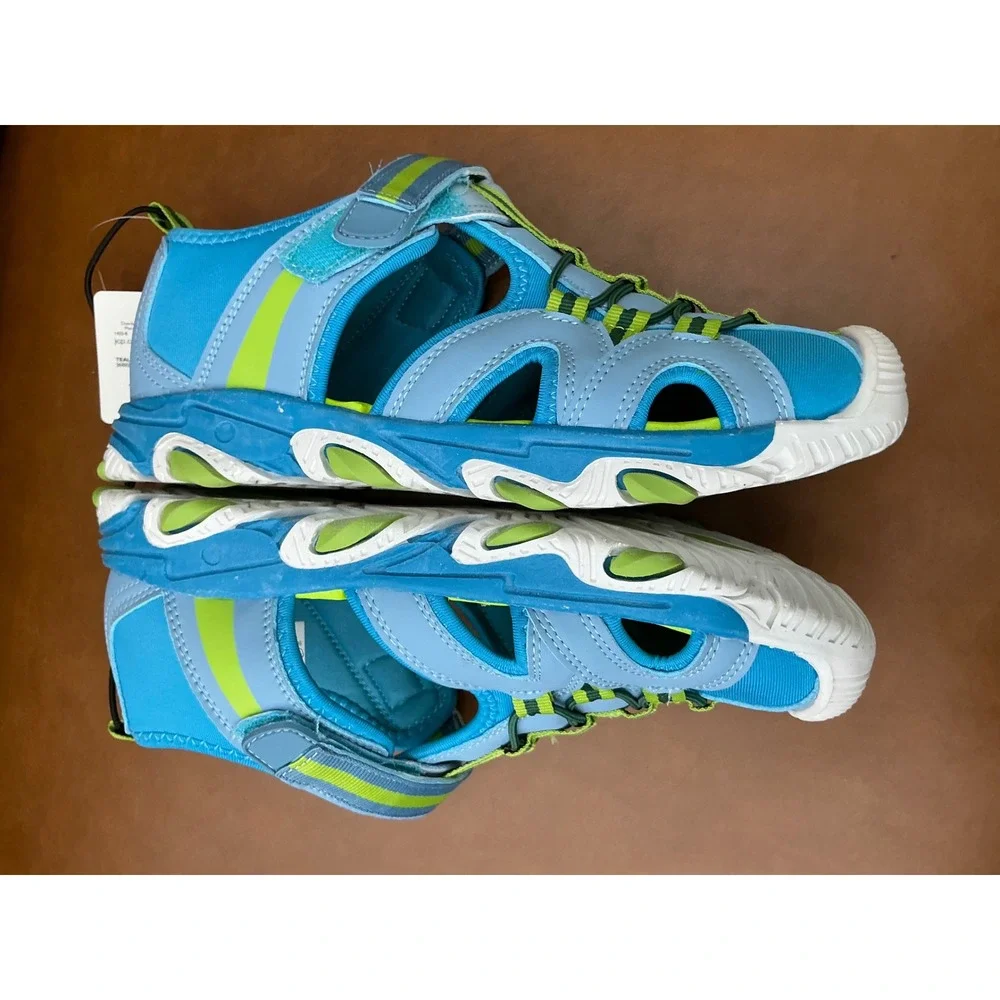 Thereabouts Rift Sandals Kids Size 5M Teal Blue New Closed Toe Water Shoes‎